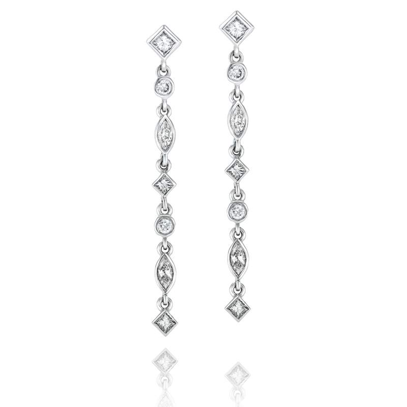 עגילי יהלום Music