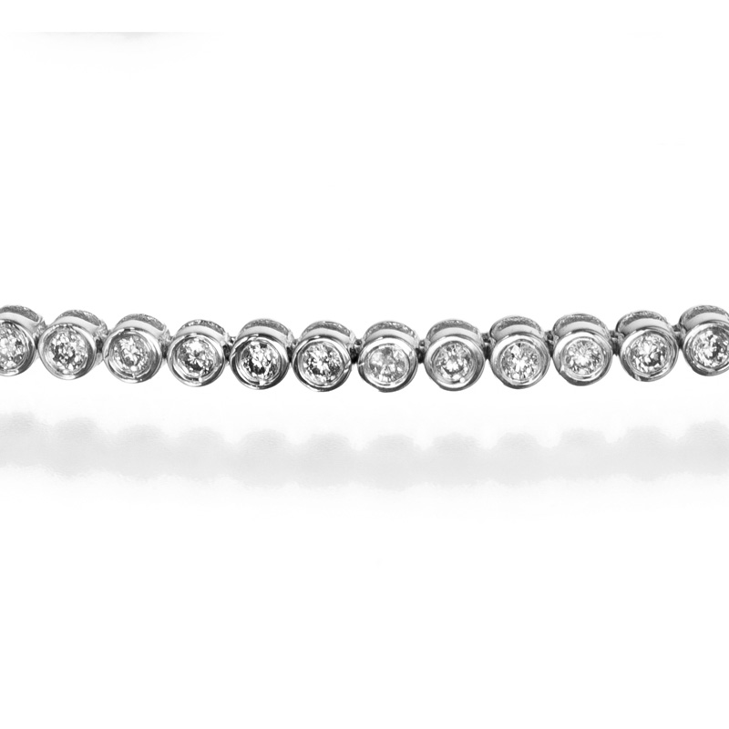 צמיד יהלומים Bezel