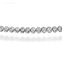 צמיד יהלומים Bezel צמיד יהלומים Bezel