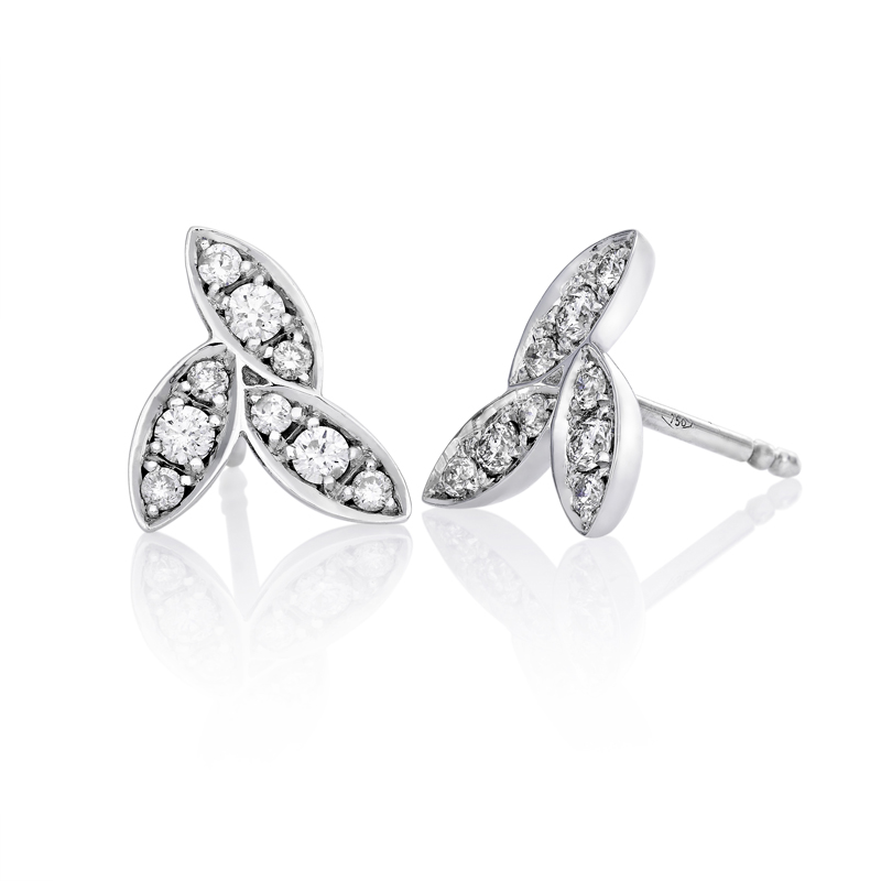 עגילי יהלום Acadia 