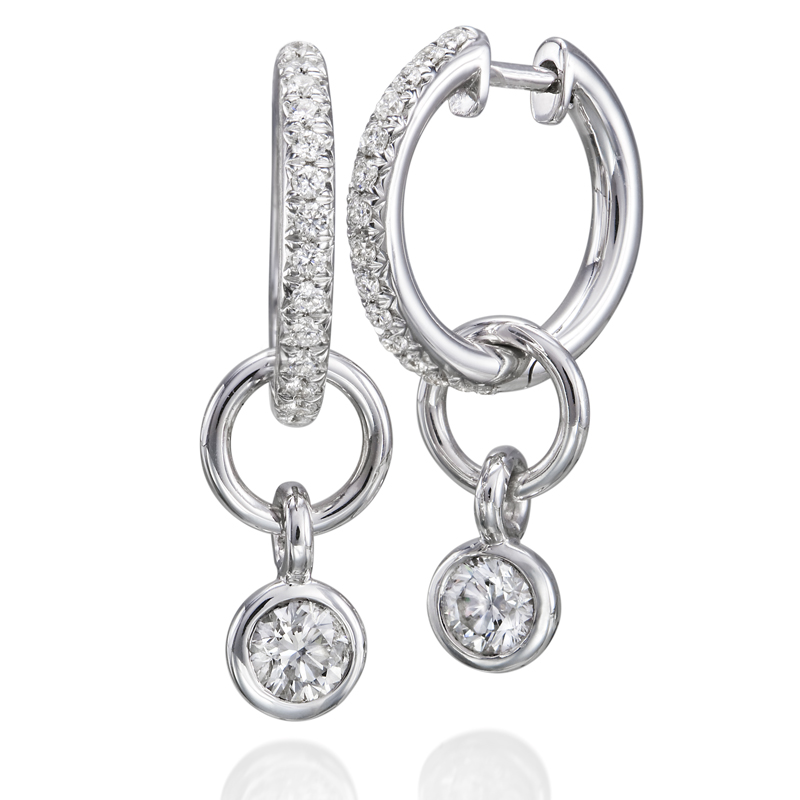 עגילי יהלום Emma