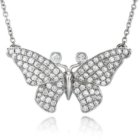תליון יהלומים Butterfly