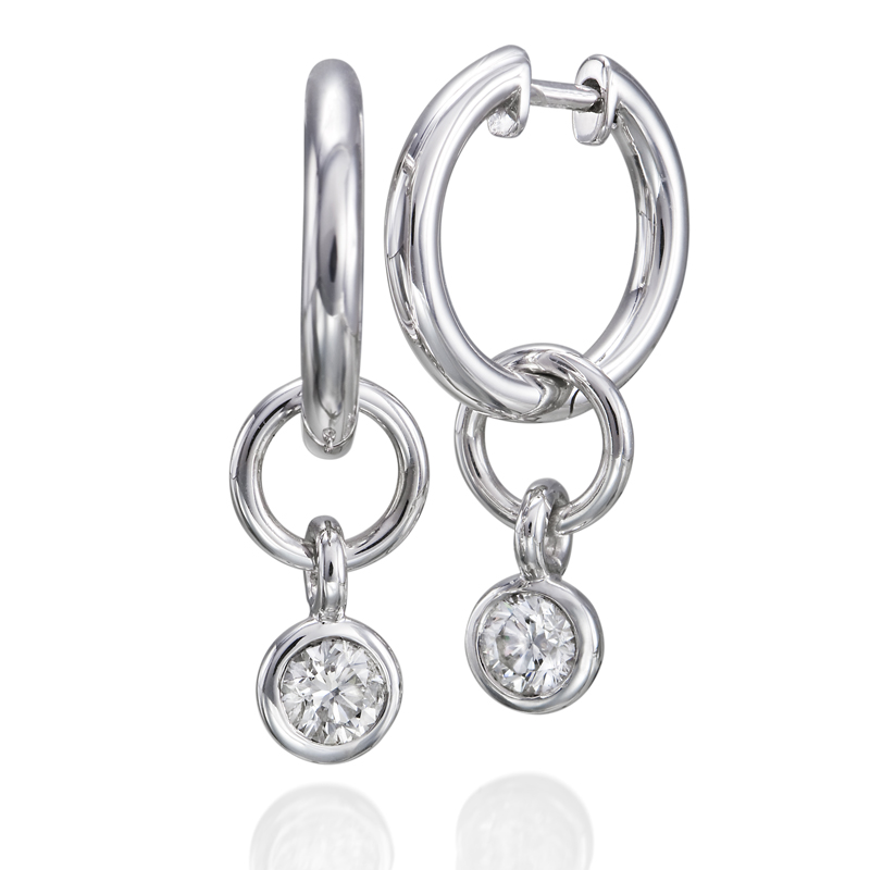 עגילי יהלום Emma