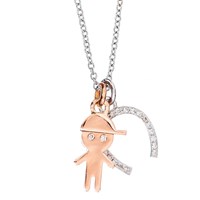 תליון ילד ופרסה תליון ילד ופרסה