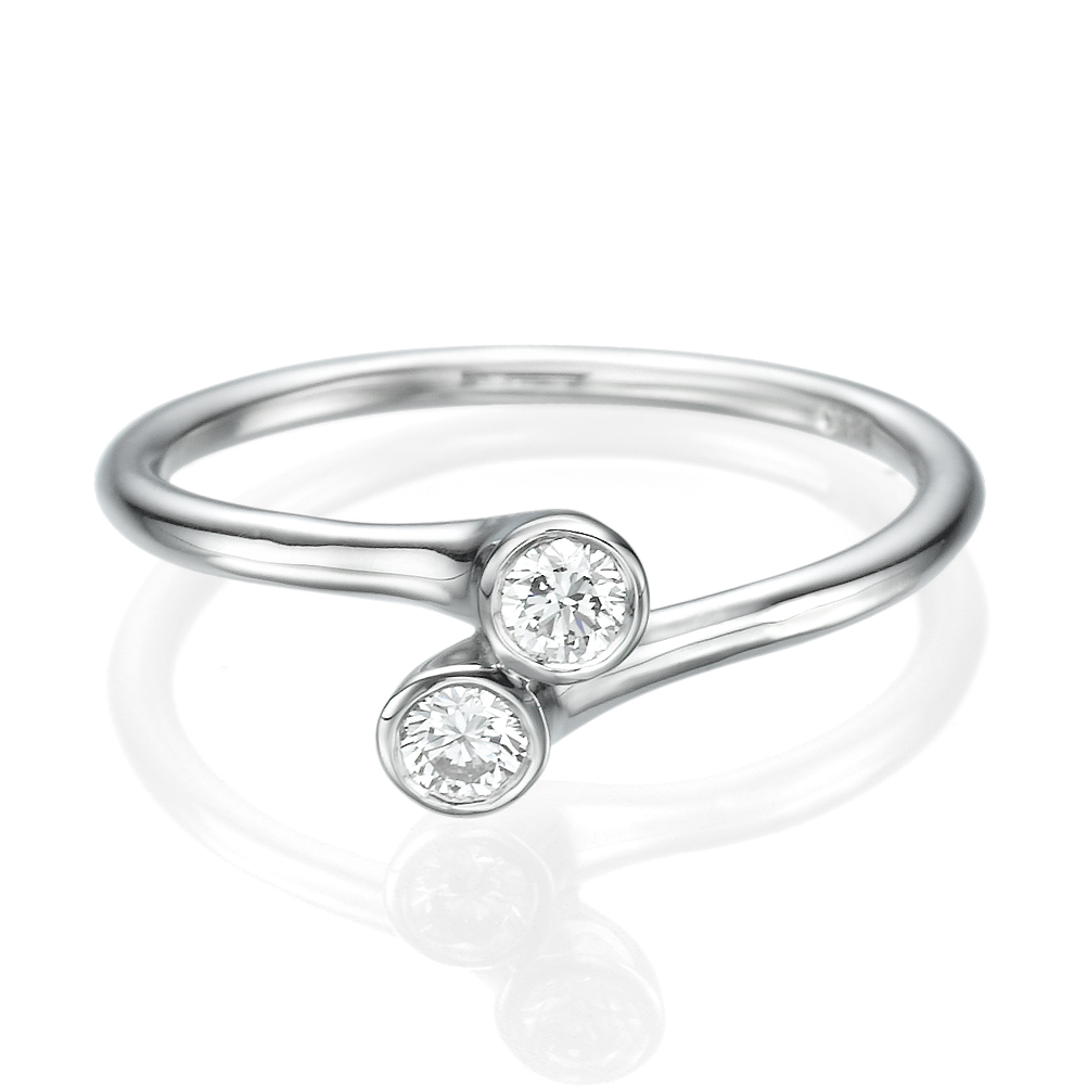 טבעת אירוסין Twins