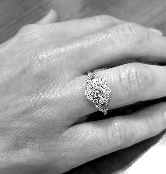 טבעת וינטאג' - שפר יהלומים