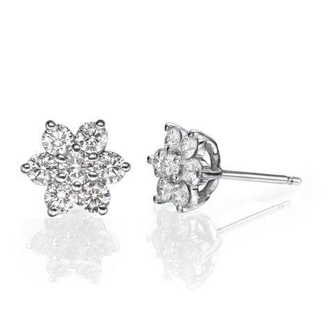 עגילי יהלום צמודים Spark עגילי יהלום צמודים Spark