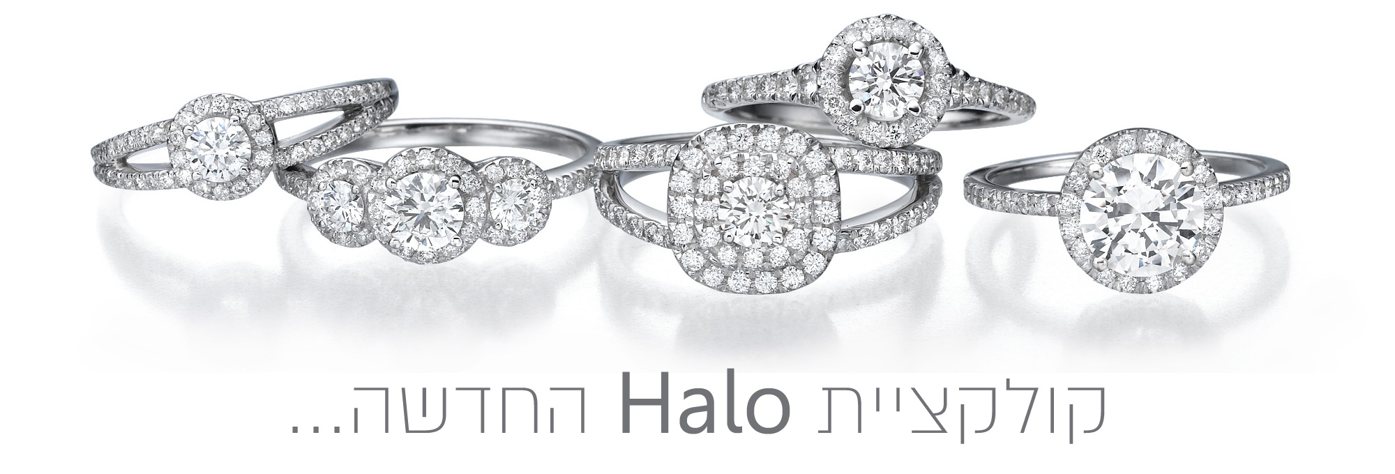 טבעות אירוסין Halo