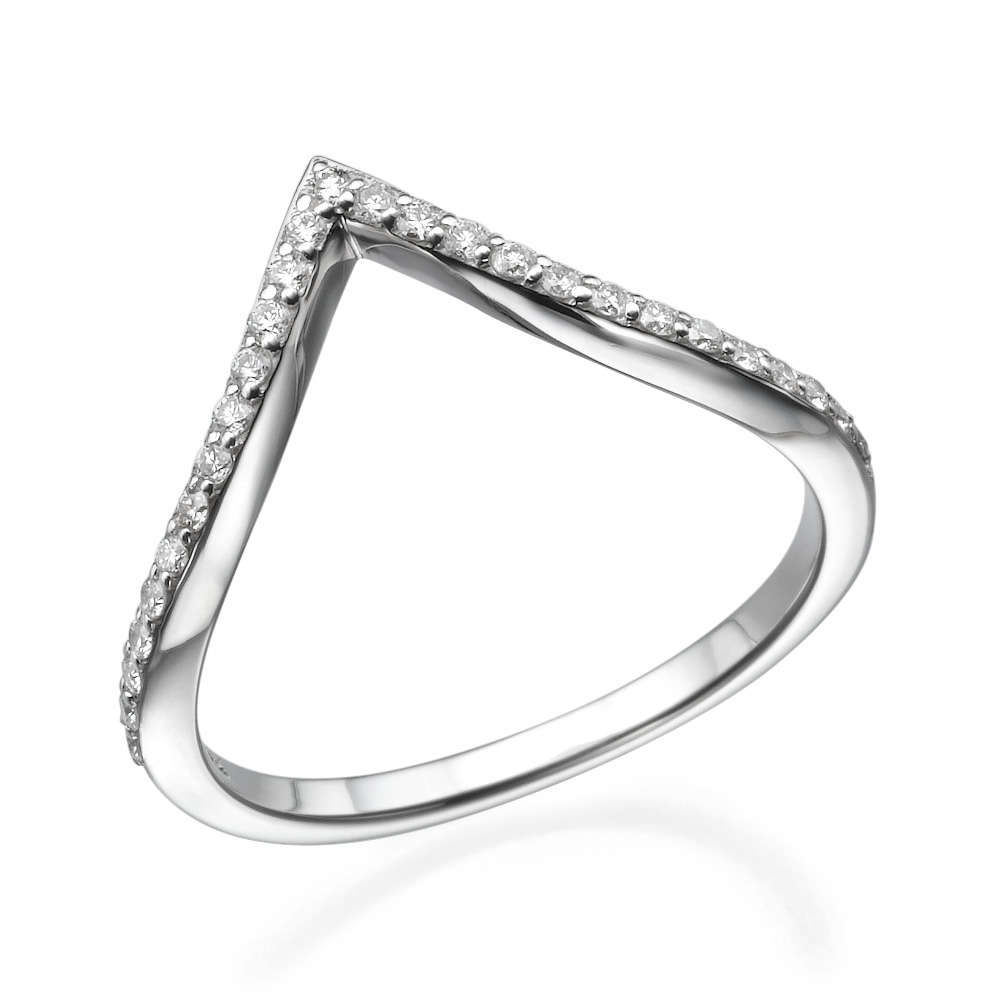 טבעת יהלומים Arrow