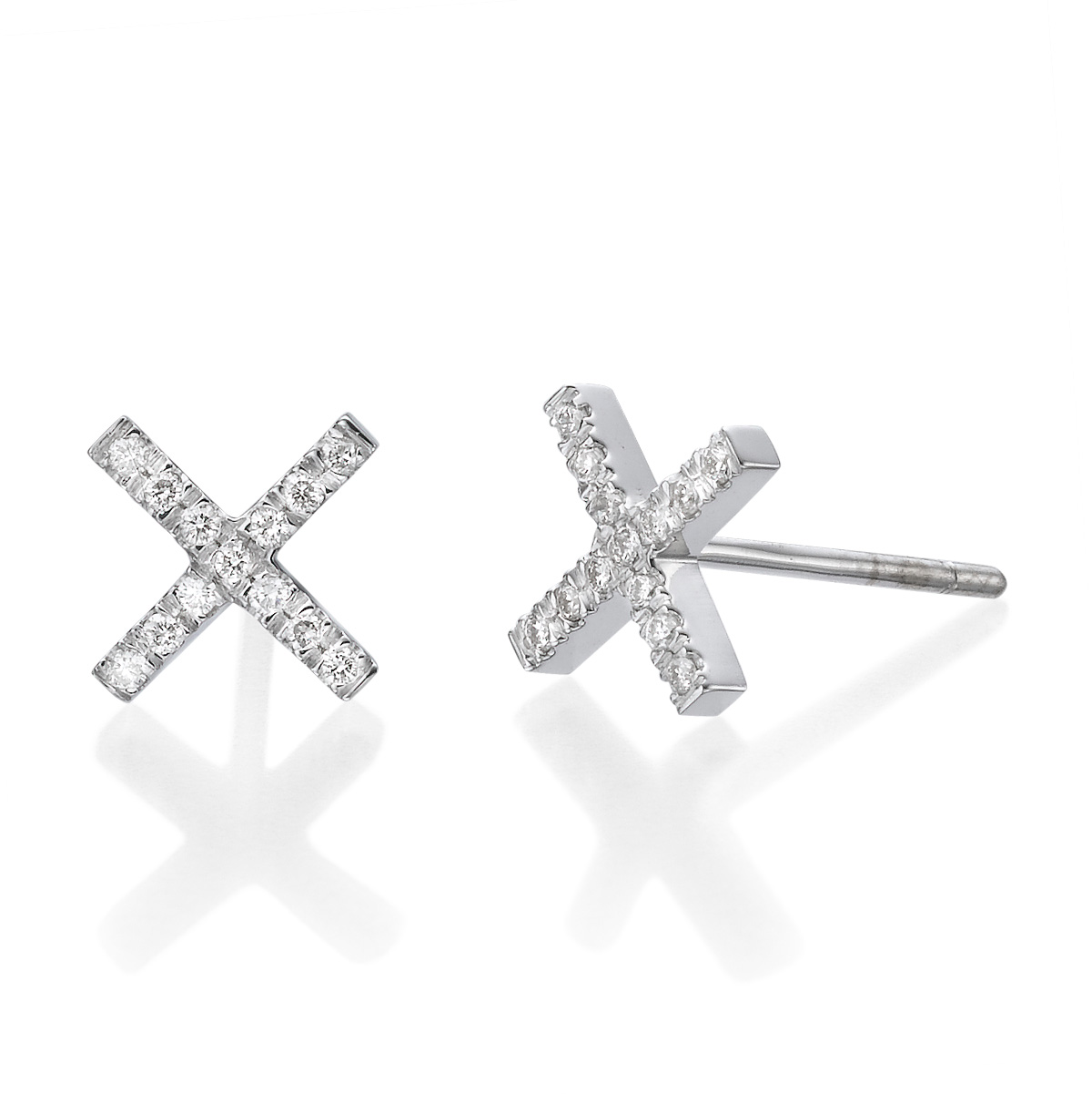 עגילי יהלום Nili