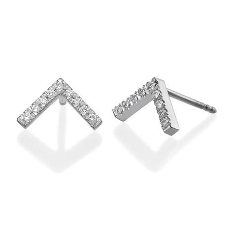 עגילי יהלום Trini עגילי יהלום Trini