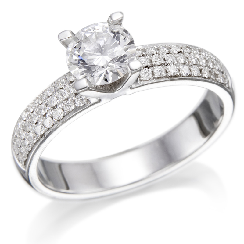 טבעת אירוסין Flora