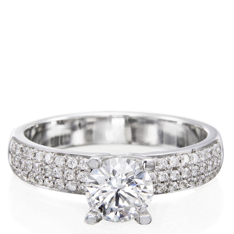 טבעת אירוסין Flora