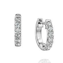 עגילי יהלום Liz