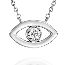 תליון יהלום - עין