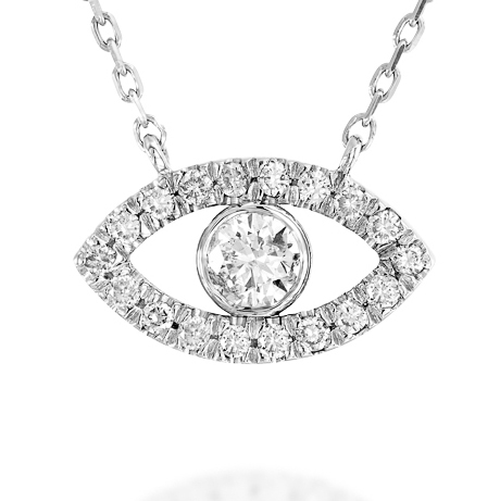  תליון יהלום - עין משובץ 