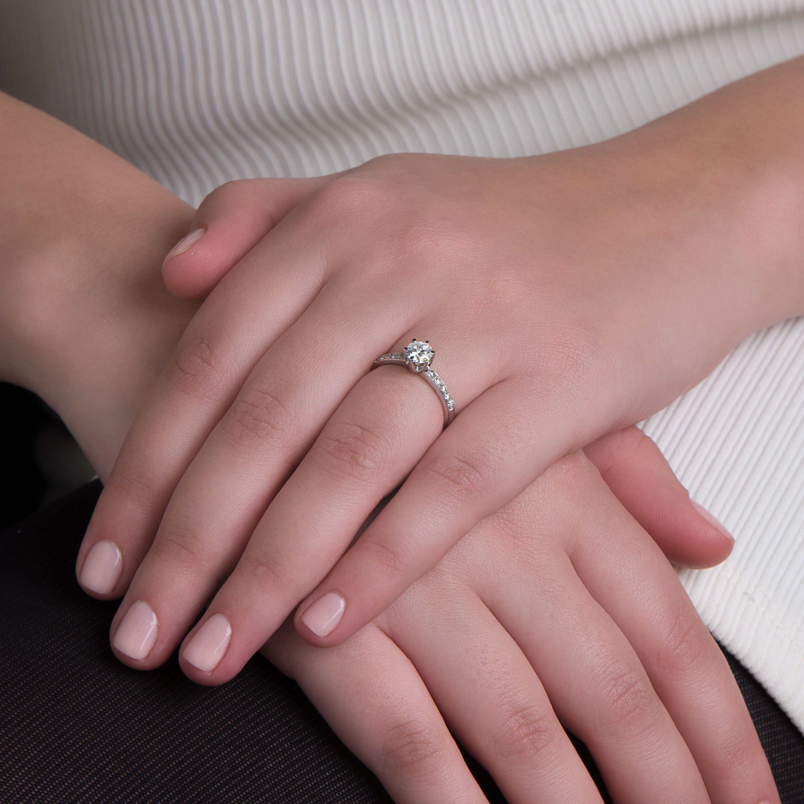 טבעת אלין - 1.00 קראט