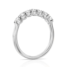 טבעת יהלומים גלים - 1.00 קראט