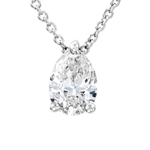 תליון יהלום Pear 1.00 קראט