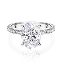 טבעת אירוסין 2.00 קראט - Oval Classico