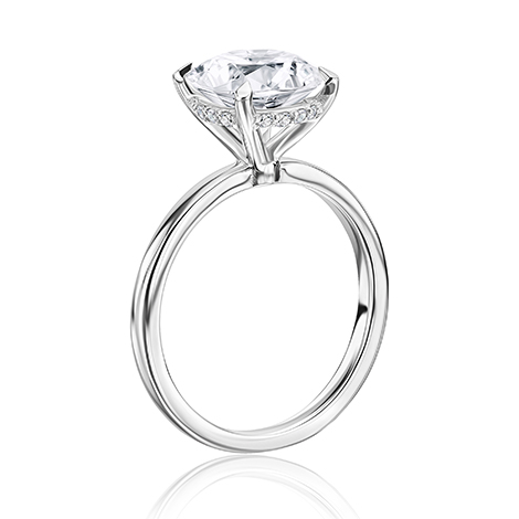 טבעת אירוסין 1.00 קראט - Classic Crown