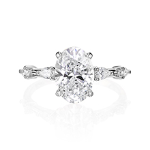 טבעת אירוסין 2.00 קראט - Oval Pear