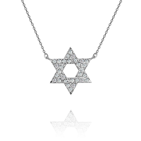 תליון יהלומים David Star