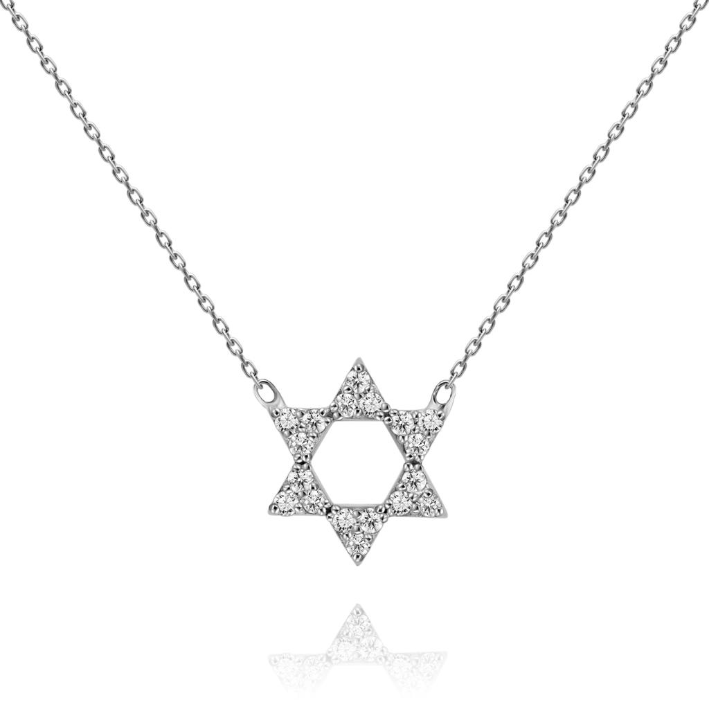 תליון יהלומים David Star Jr