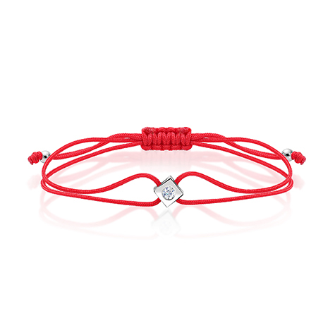 צמיד חוט יהלום - Square