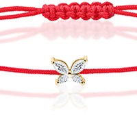 צמיד חוט יהלום - Butterfly צמיד חוט יהלום - Butterfly