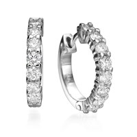 עגילי יהלום Sapphire עגילי יהלום Sapphire