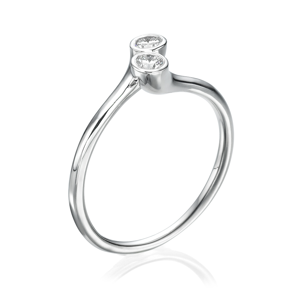 טבעת אירוסין Twins